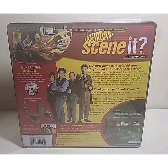 Factory Sealed Deluxe Seinfeld Scene It? DVD Board Game 2008 TV Trivia - Picture 5 of 7
